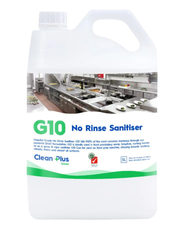 G10 Hospital Grade No Rinse Sanitiser
