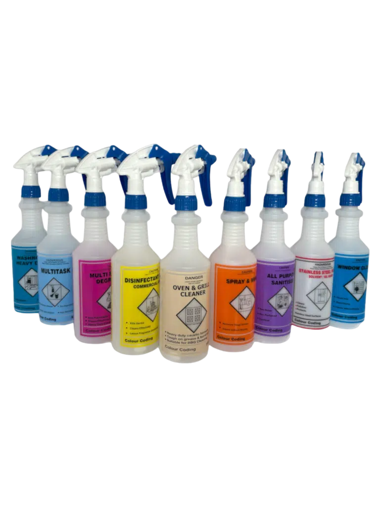 COLOUR CODED BOTTLES