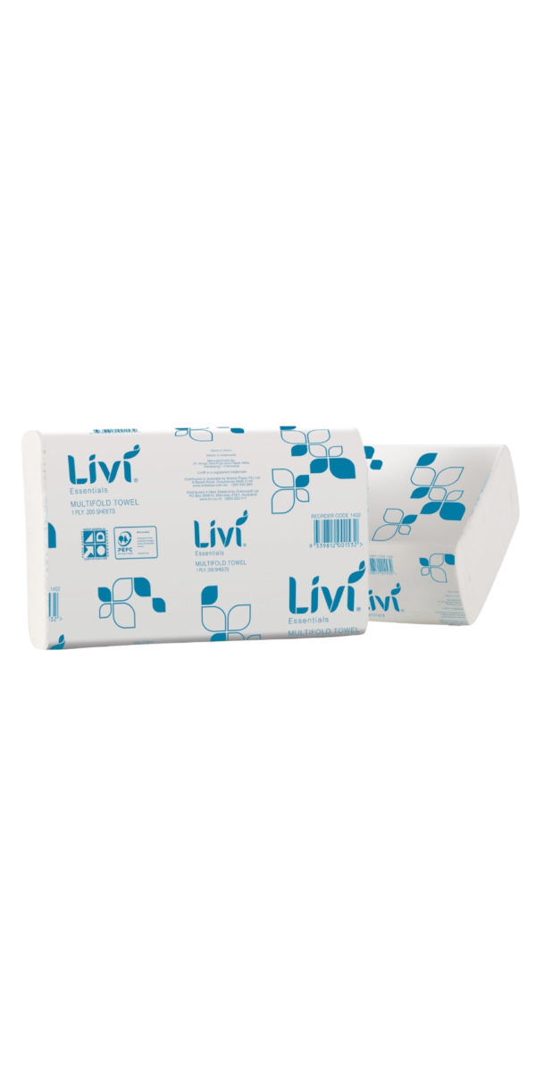 LIVI ESSENTIALS MULTIFOLD HAND TOWEL