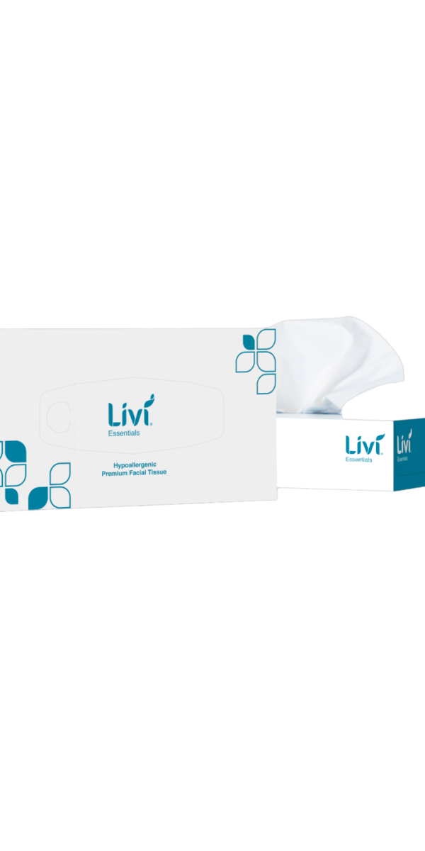 LIVI ESSENTIALS HYPOALLERGENIC FACIAL TISSUES