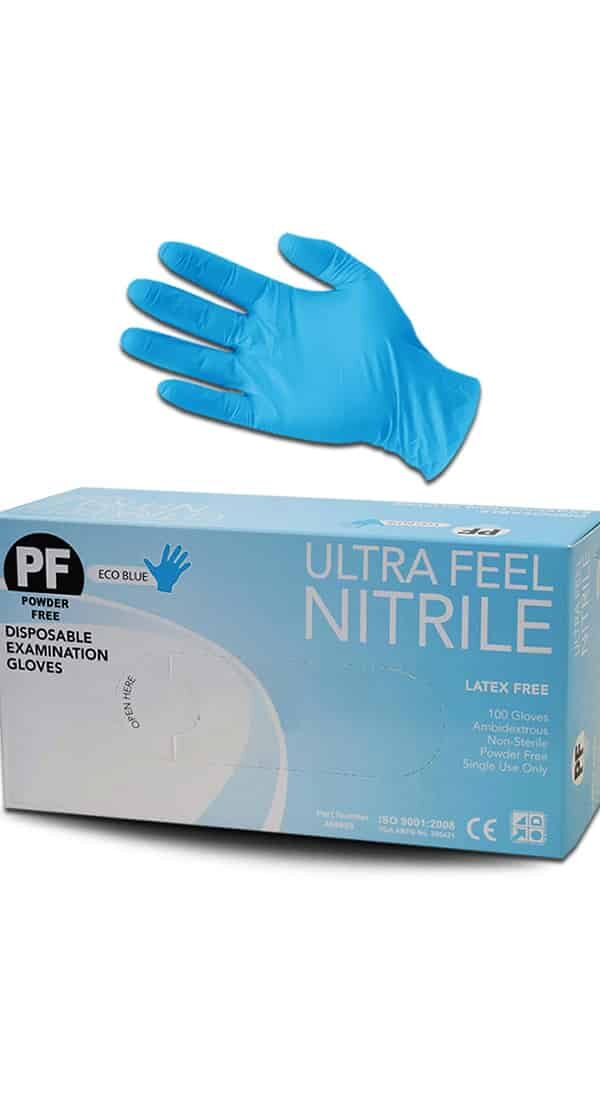 BLUE NITRILE GLOVES